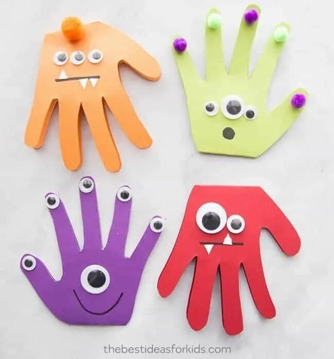 Поделки детскими руками фото 21 Easy Halloween Crafts for Kids to Make Halloween crafts preschool, Halloween 
