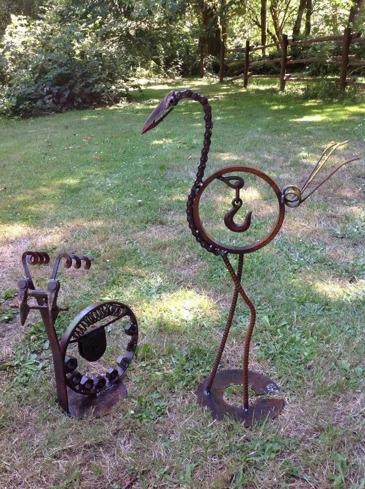 Поделки для дачи из металла своими руками Kathi's Garden Art Rust-n-Stuff: Moonshadow Lavender Farms Schrottplatzkunst, Sk