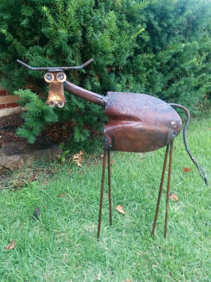 Поделки для дачи из металла своими руками 2019 - Metal Diy Scrap metal art, Recycled metal art, Metal art