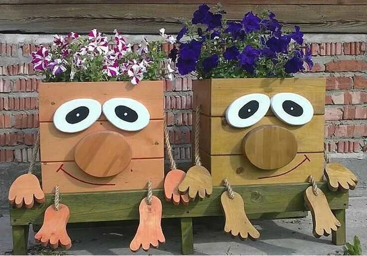 Поделки для дачи своими руками Деревянные вазоны для цветов своими руками в 2020 г Цветочные ящики, Ящик для цв