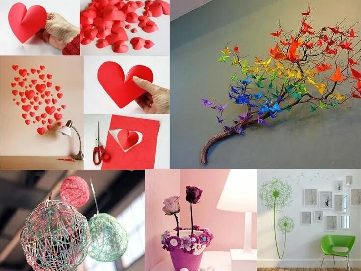 Поделки для декора комнаты своими руками Pin on Оригами Home decor decals, Decor, Home decor