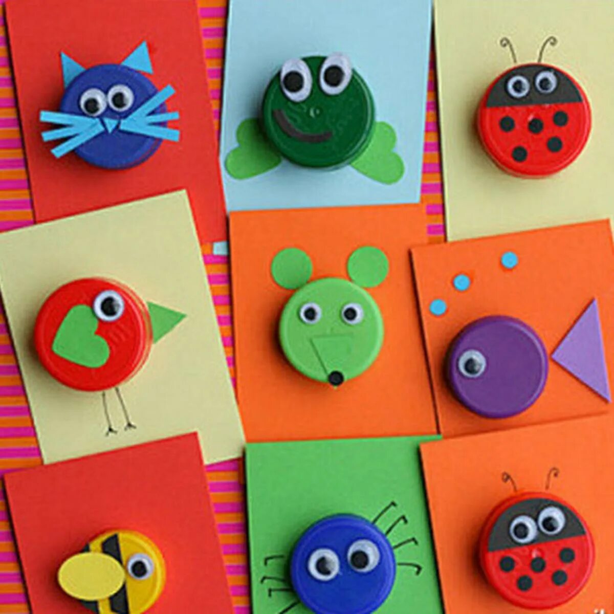 Поделки для детей 4 лет фото 100-550Pcs Black White Eyes Self-adhesive Children Handmade Doll Toy Accessories