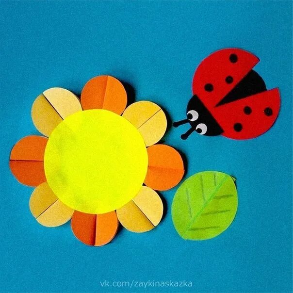 Поделки для детей 4 лет фото Аппликации из бумажных кружочков Circle art, Paper crafts, Paper crafts diy