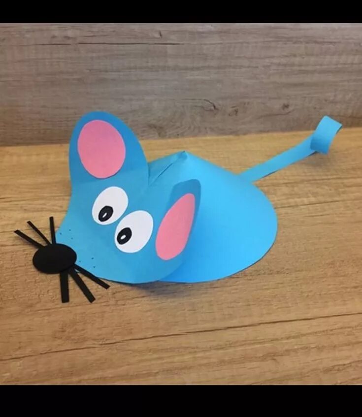 Поделки для детей 5 лет фото Pin on Üç boyutlu çalışmalar Bunny crafts, Mouse crafts, Paper crafts diy
