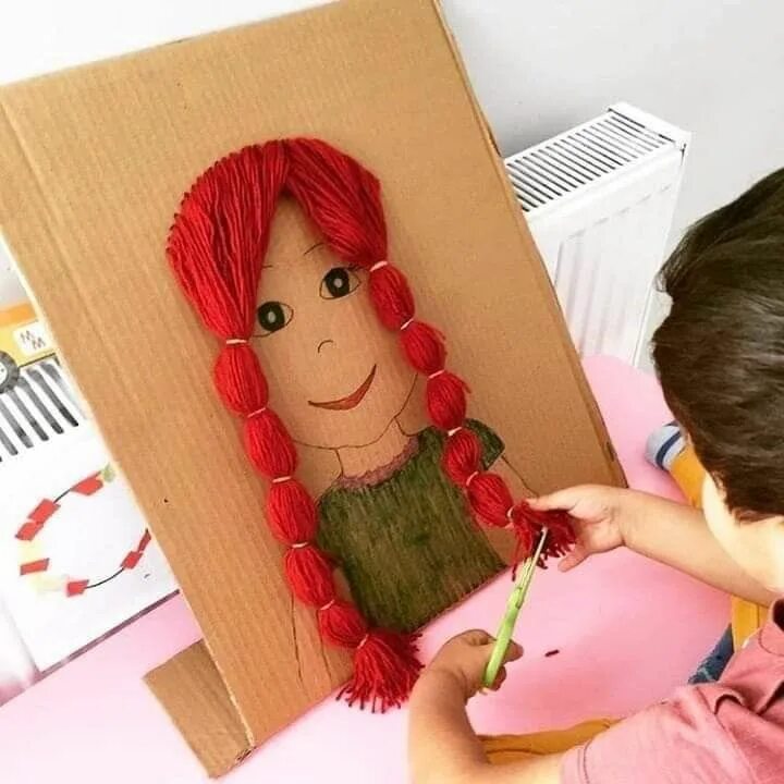 Поделки для девочек фото Pin em Kids Crafts Trabalhos manuais, Ideias criativas, Ideias giras