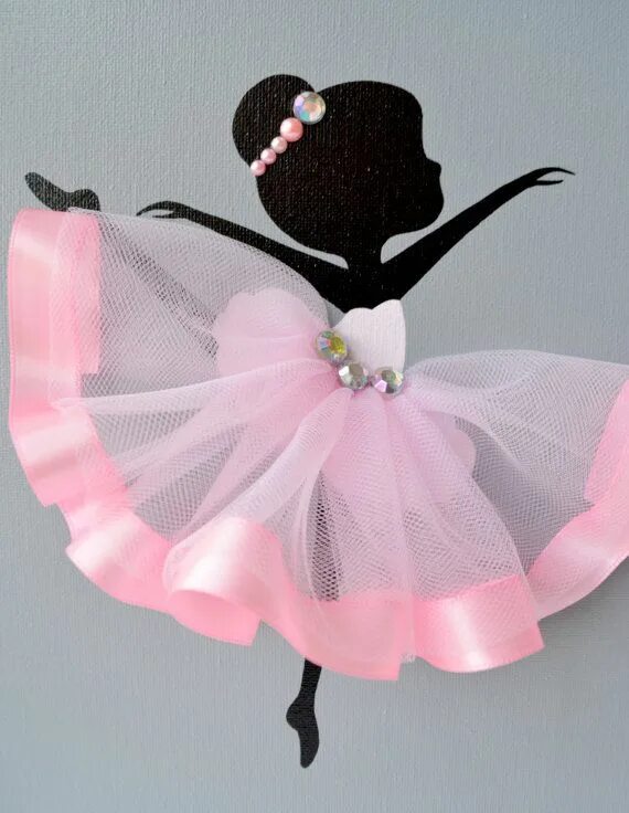 Поделки для девочек фото Ballerina Nursery Wall Art. Pink and Grey Ballerina Decor. - Etsy Craft, Etsy, C