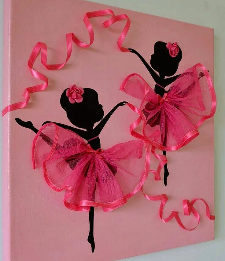 Поделки для девочек фото Artisanat bricolage, Art artisanat, Art mural rose