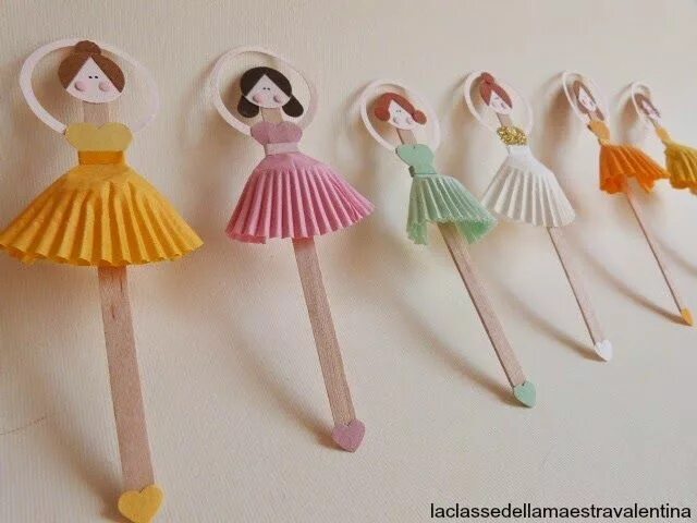 Поделки для девочек фото KLEINE BALLETS #kidscraft #ballet -Neverland #ballet #ballets #kidscraft #kleine