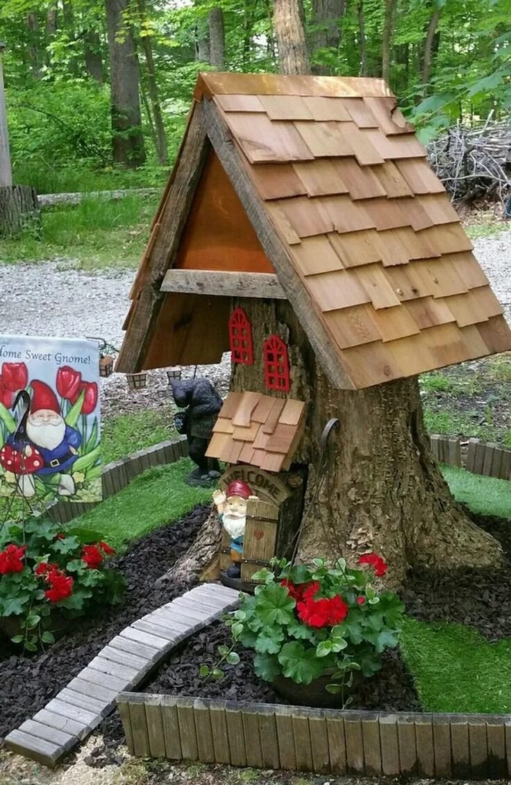 Поделки для дома и дачи фото Top 15 DIY Yard Landscaping Design Ideas https://www.onechitecture.com/2017/09/2