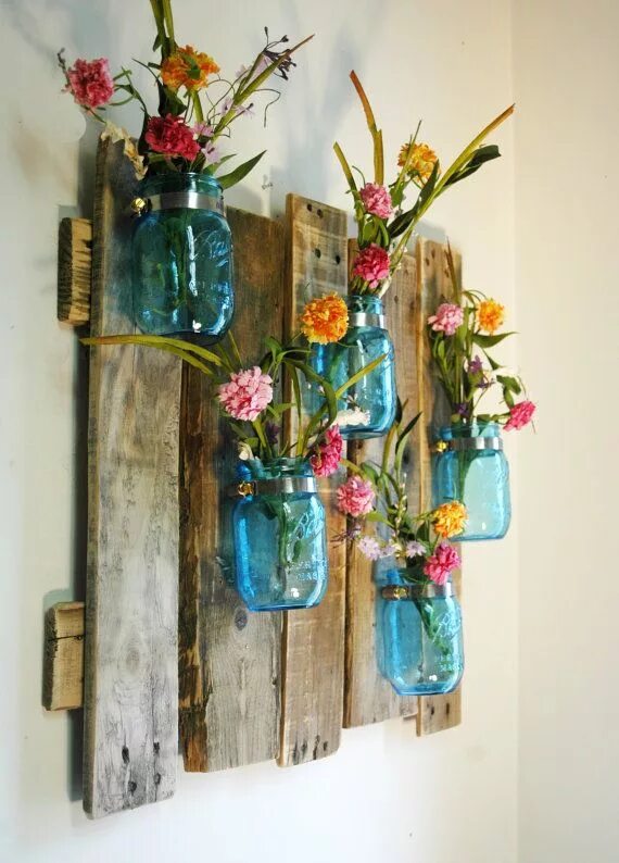 Поделки для дома своими руками декор Anniversay Edition Blue Unique large wall by PineknobsAndCrickets, $82.00 Diy ho