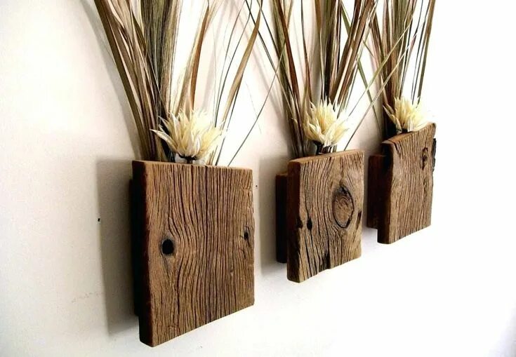Поделки для интерьера фото Reclaimed wood rope sign - Google Search Barn wood wall decor, Rustic wood wall 