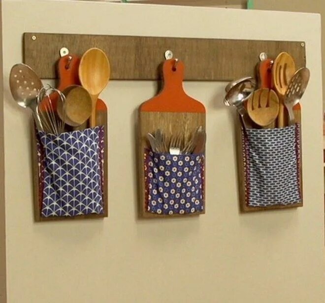 Поделки для кухни своими руками идеи декора DIY kitchen storage ideas - 6 cutlery and utensil storage solutions Diy storage,
