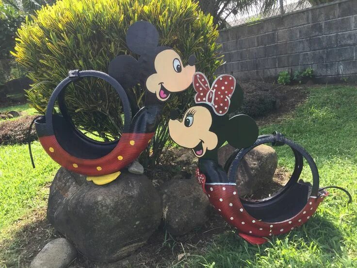 Поделки для сада из покрышек фото My recycled tires ... tire planters ... tire ideas !"お し ゃ れ ま と め の 人 気 ア イ デ ア