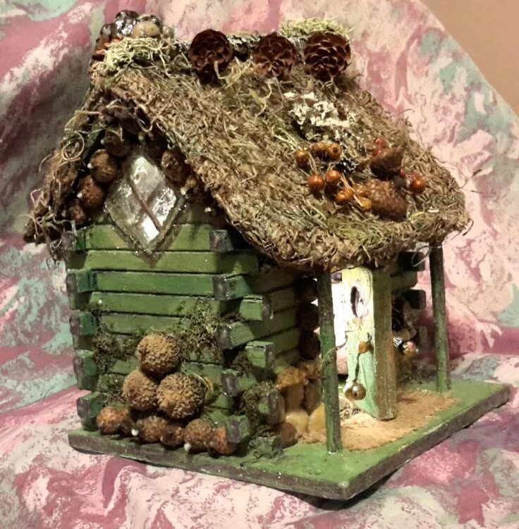 Поделки домик фото Little House for Fairies Etsy Fairy garden crafts, Fairy house diy, Fairy garden