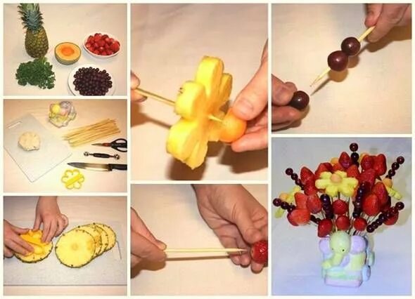 Поделки фото пошагово 10 Creative DIY Fruit Art Arte con frutas, Exquisito, Frutas