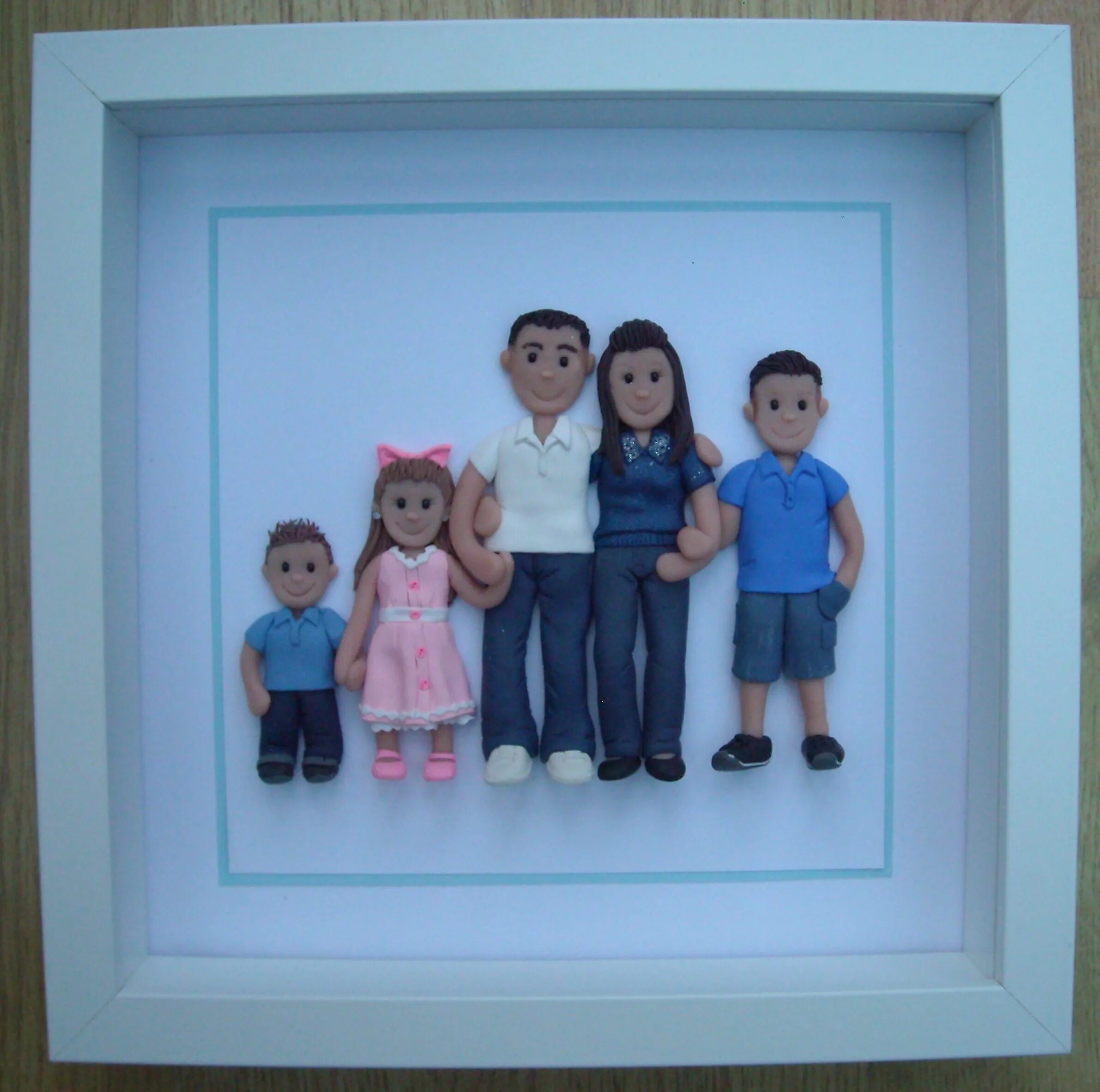 Поделки фото семья Pin on polymer clay