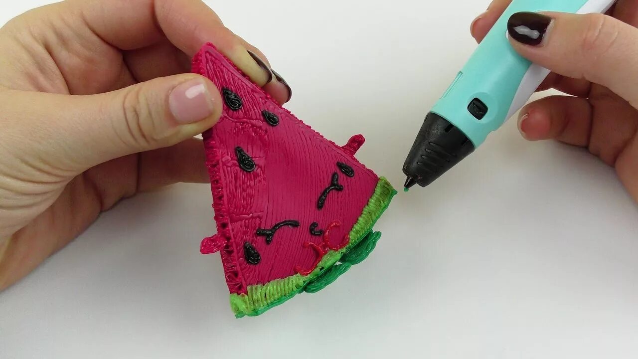 Поделки из 3 д ручки фото DIY How to Draw Shopkins Melonie Pips with 3D PEN - YouTube