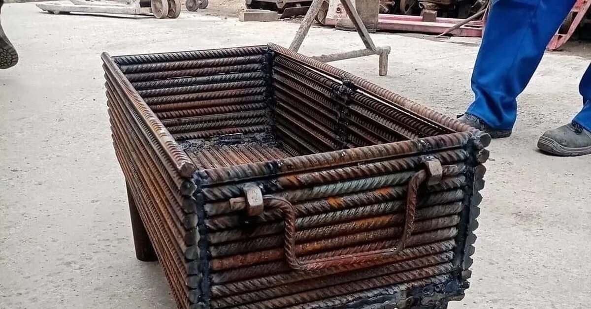 Поделки из арматуры фото Суровый Челябинской мангал Пикабу