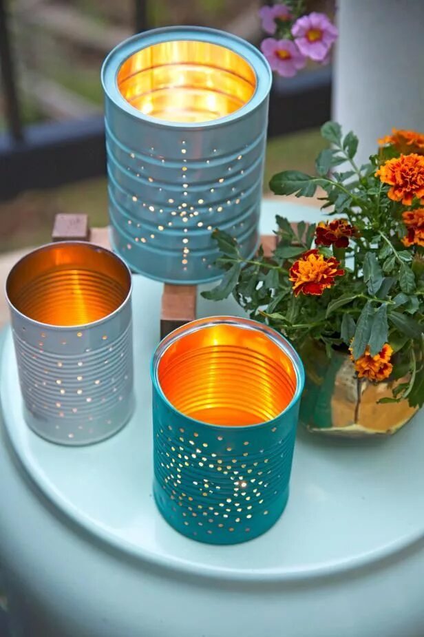 Поделки из банок фото Wie man Blechdosenlaternen herstellt #blechdosenlaternen #herstellt Tin can lant