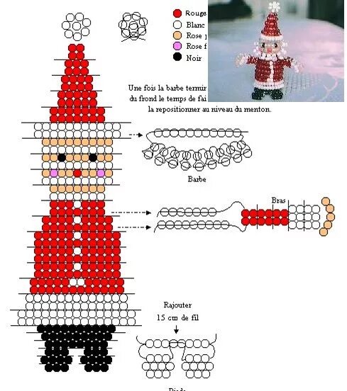 Поделки из бисера своими руками схемы Needlework.: Новогодние игрушки из бисера. Christmas tree Toys of beads . Christ