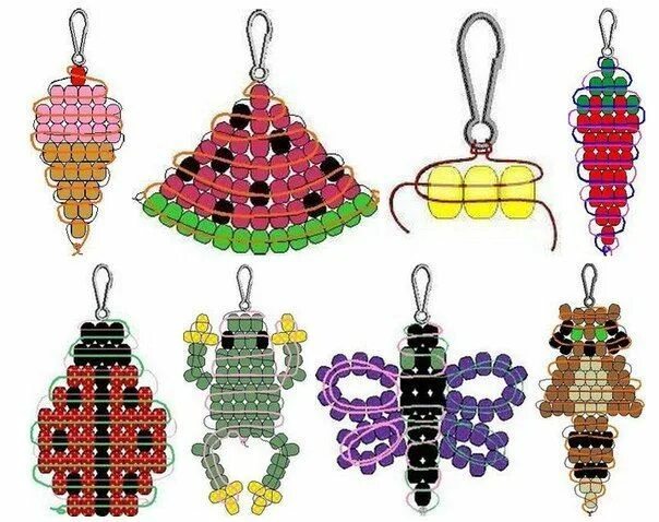 Поделки из бисера своими руками схемы Bead Animal Patterns Идеи для поделок, Инструкции по изготовлению украшений свои