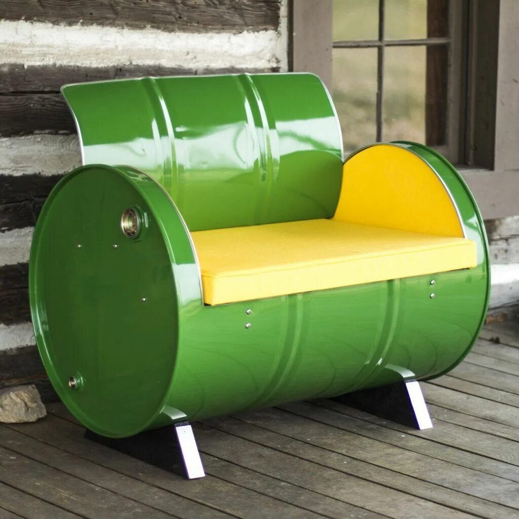 Поделки из бочки фото Barrel Metal Drum Project Ideas!!! - Engineering Discoveries Oil barrel, Metal d