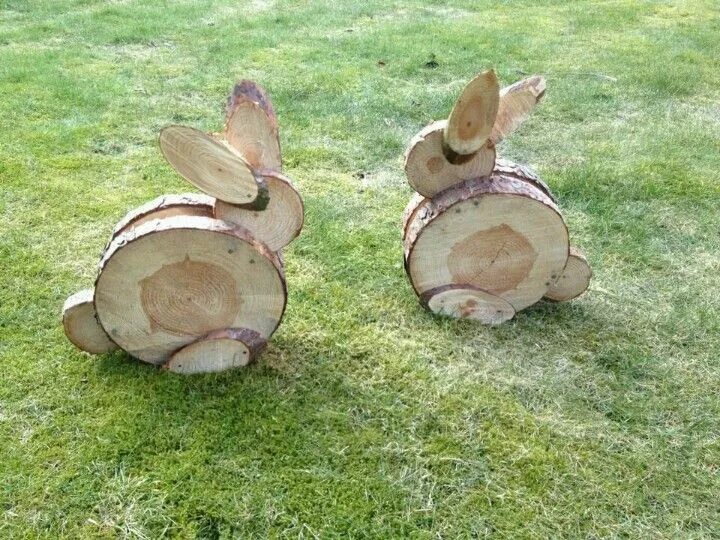 Поделки из бревен для дачи своими руками Wooden diy, Wooden decor, Wood crafts
