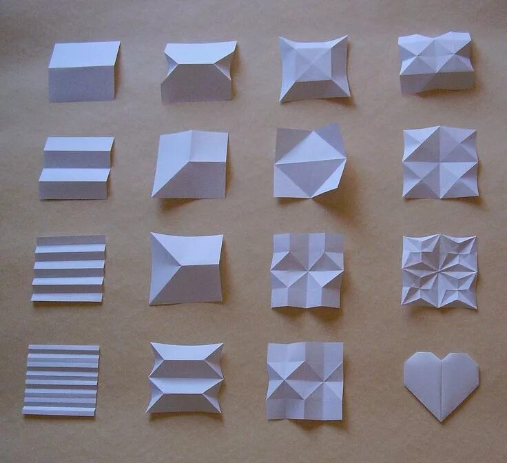 Поделки из бумаги фото простые Uchiyama_B origami bases Origami wall art, Origami paper art, Origami architectu