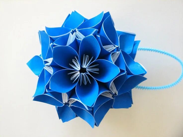 Поделки из бумаги фото простые Кусудама "Колокольчики Modular origami, Origami, Origami models