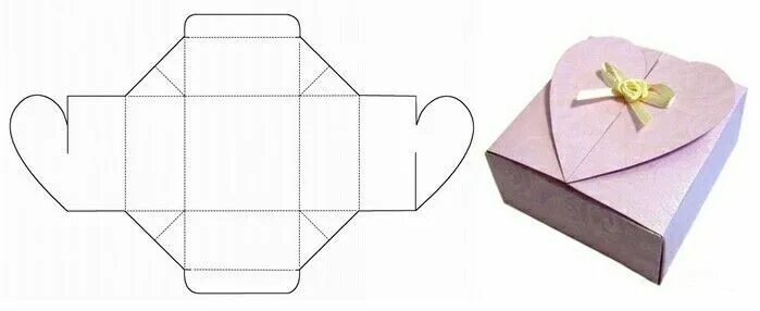 Поделки из бумаги своими руками схемы Pin en картонаж Manualidades, Cajas