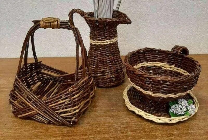 Поделки из бумажной лозы своими руками фото Мастер-класс "Плетеная фантазия" 2023, Дергачевский район - дата и место проведе