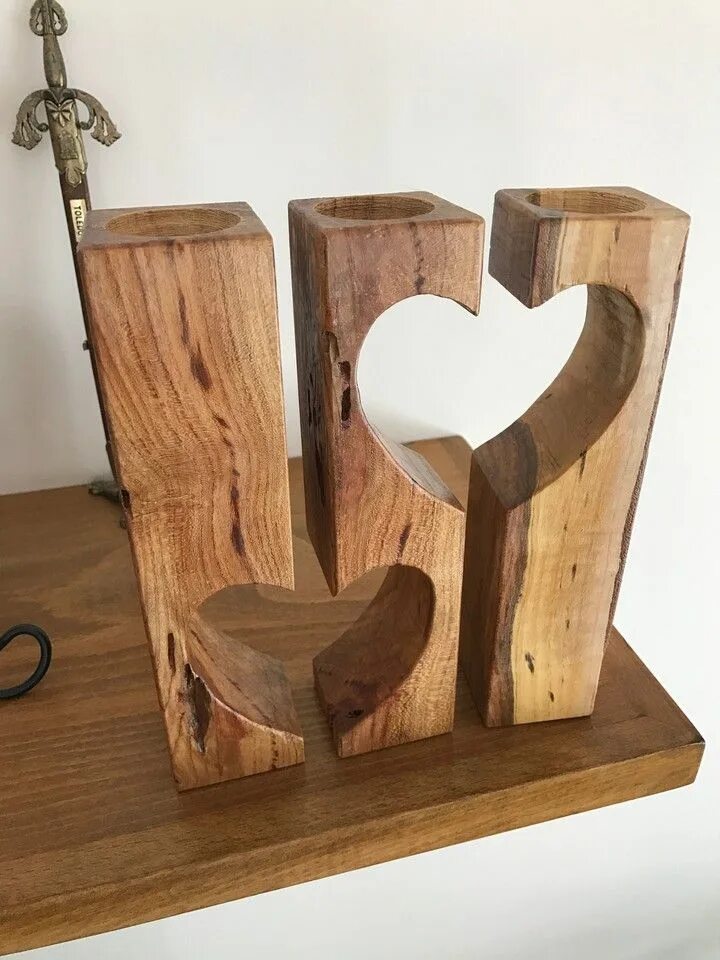 Поделки из дерева для дома фото Source: pinterest.es Make something that may last Küçük ahşap projeleri, Ahşap, 