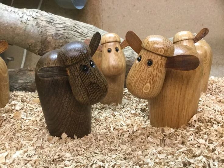 Поделки из дерева фото Wooden Toy Animals - Fun and Creative Woodworking Project