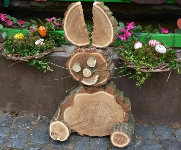 Поделки из дерева своими руками фото DIY Ξύλινα Πασχαλινά Διακοσμητικά - Toftiaxa.gr Изделия ручной работы из дерева,