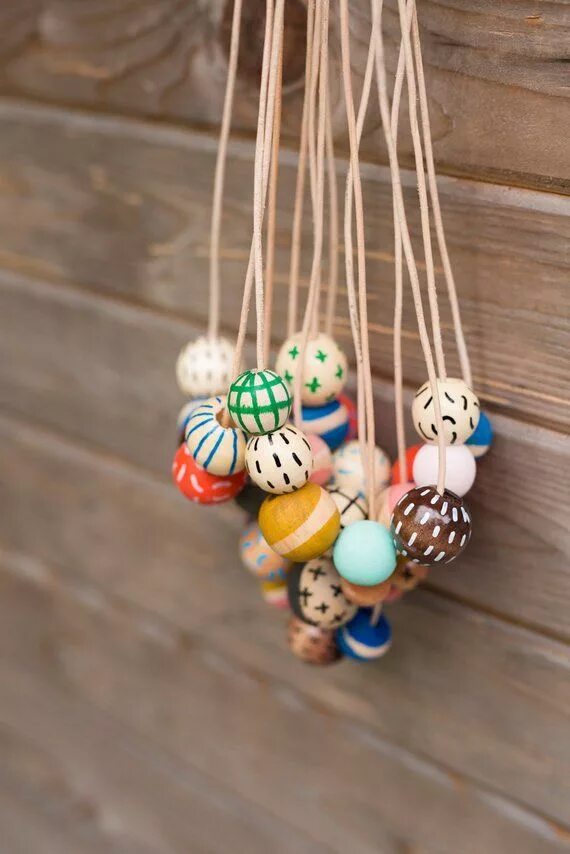 Поделки из деревянных бусин своими руками фото This item is unavailable Etsy Wooden bead necklaces, Wooden bead jewelry, Beaded