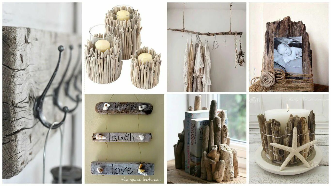 Поделки из дрифтвуда фото 19 Really Inspiring & Cheap Ideas To Make Awesome Driftwood Decorations Diy vint