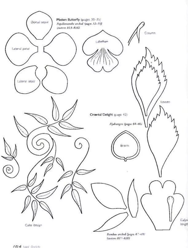 Поделки из фоамирана своими руками схемы шаблоны Paper flower patterns, Paper flower backdrop, Paper flower kit