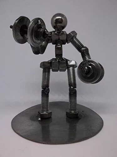 Поделки из гаек фото 20 Metal Figurines ideas metal, metal figurines, metal art
