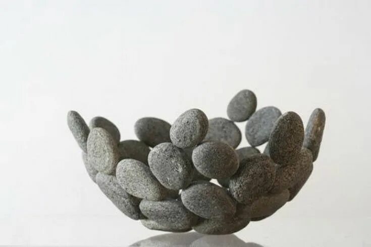Поделки из гальки фото Галька как материал для декора дома: 19 идей Stone crafts, Rock crafts, Stone ar