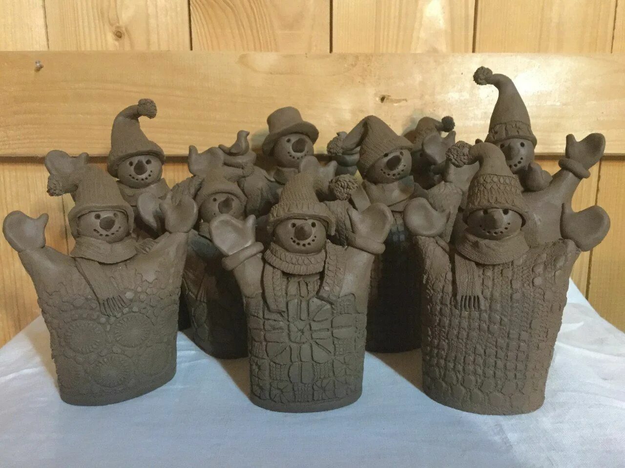 Поделки из глины фото Image result for töpfern anregungen weihnachten Живопись по керамике, Глиняная к