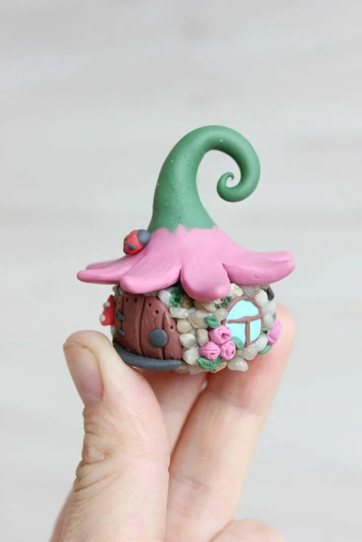 Поделки из глины фото Pin on Polymer clay projects