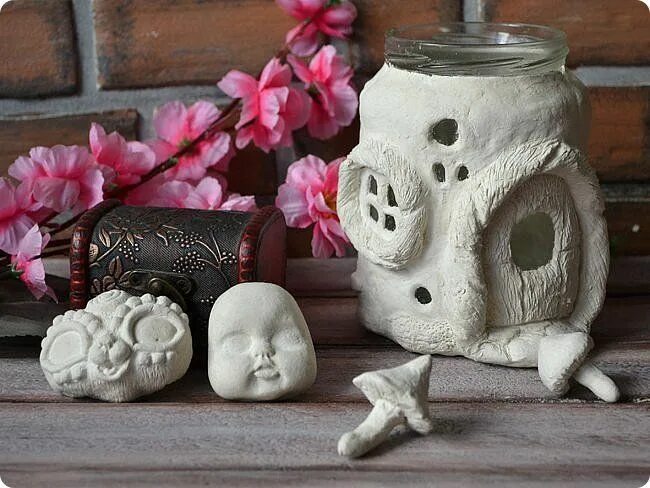 Поделки из глины своими руками фото Друзья! Представляю вашему вниманию рецепт самозатвердевающей глины или паперкле