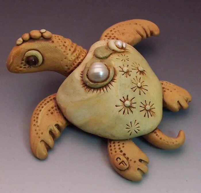 Поделки из глины своими руками фото Christi Friesen - Поиск в Google Porcelana fría, Porcelana, Miniaturas