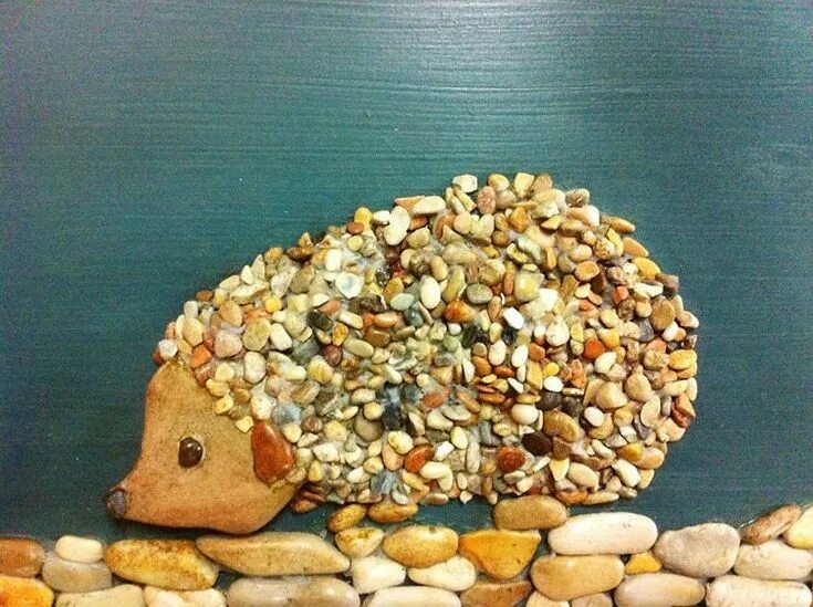 Поделки из камней в школу фото Pin on Stone