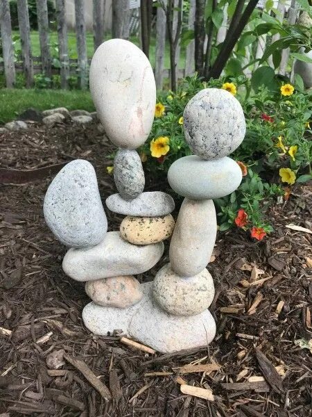 Поделки из камня для сада фото 10 популярных идей на тему "stacking rocks art" для вдохновения
