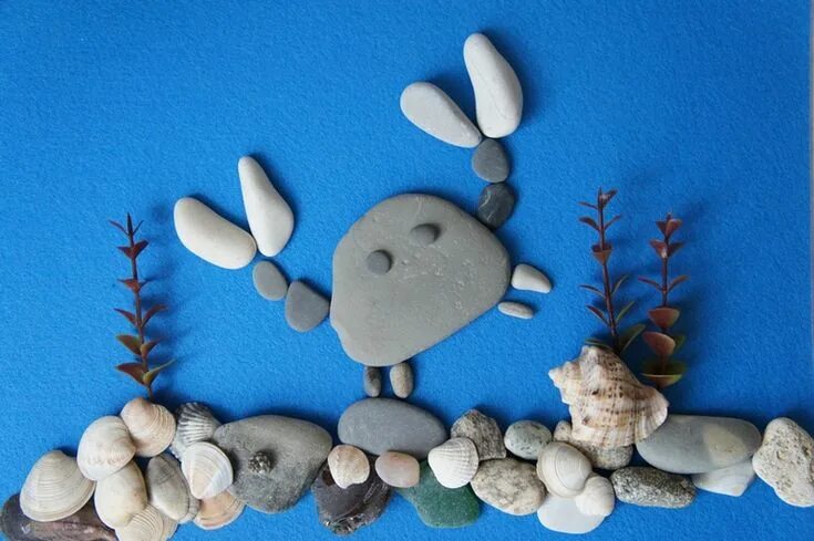 Поделки из камушков 1 класс фото Pebble art Поделки из камней, Каменное искусство, Галечное искусство