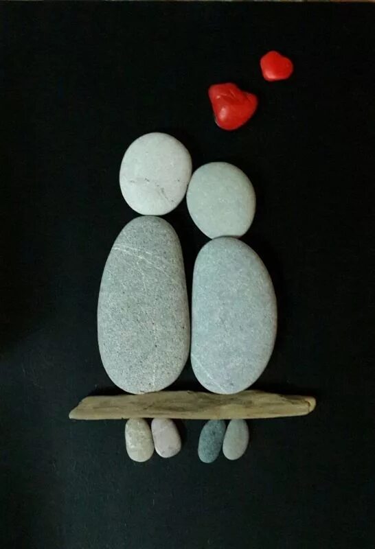 Поделки из камушков 1 класс фото Duvar Panosu Pebble art, Stone pictures pebble art, Stone crafts