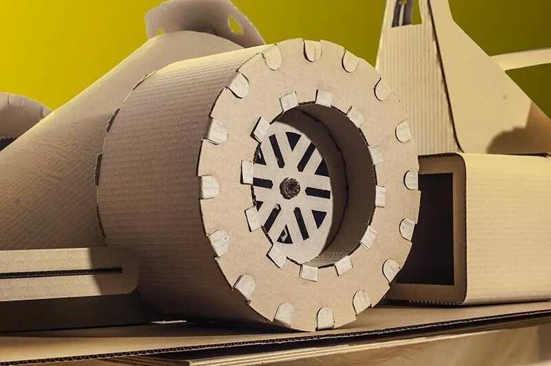 Поделки из картона фото Pin on Cardboard car