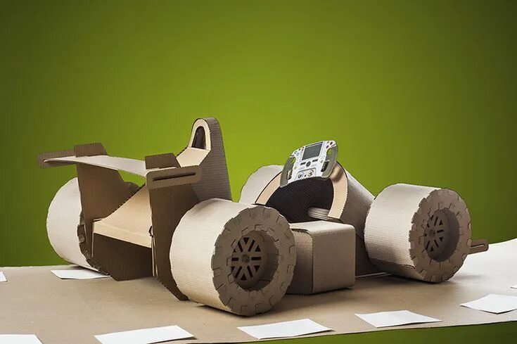Поделки из картона фото A perfect toy Cardboard car, Cardboard toys, Craft work for kids