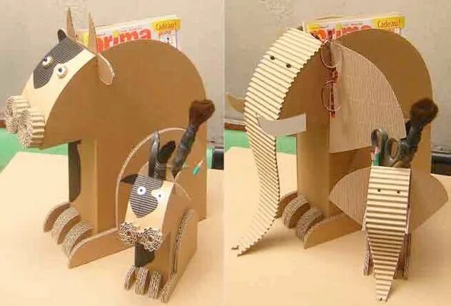 Поделки из картона фото для детей animaux boites Bricolages en carton, Boite, Animaux